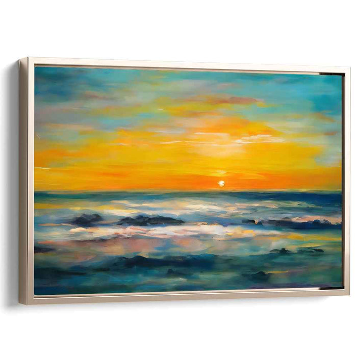 Abstract Beach Sunset #141