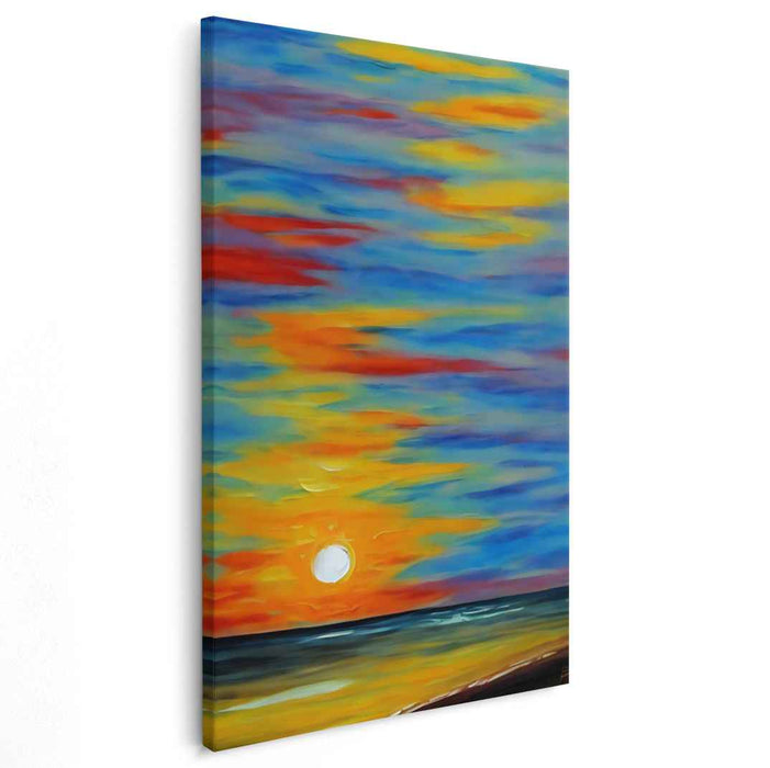 Abstract Beach Sunset #203