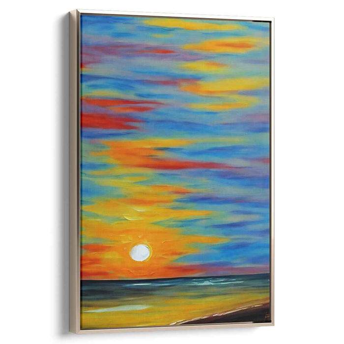 Abstract Beach Sunset #203