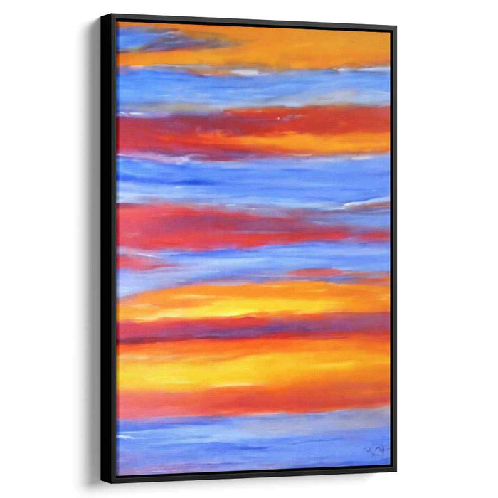 Dynamic Imprint: Abstract Expressionist Canvas Art Print