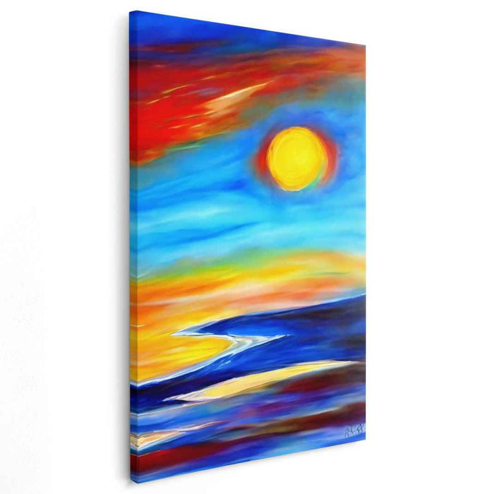 Abstract Beach Sunset #213