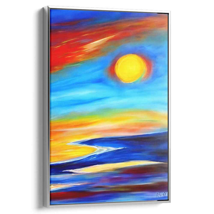 Abstract Beach Sunset #213