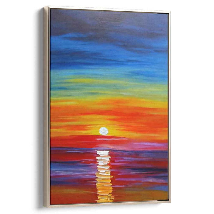 Abstract Beach Sunset #220