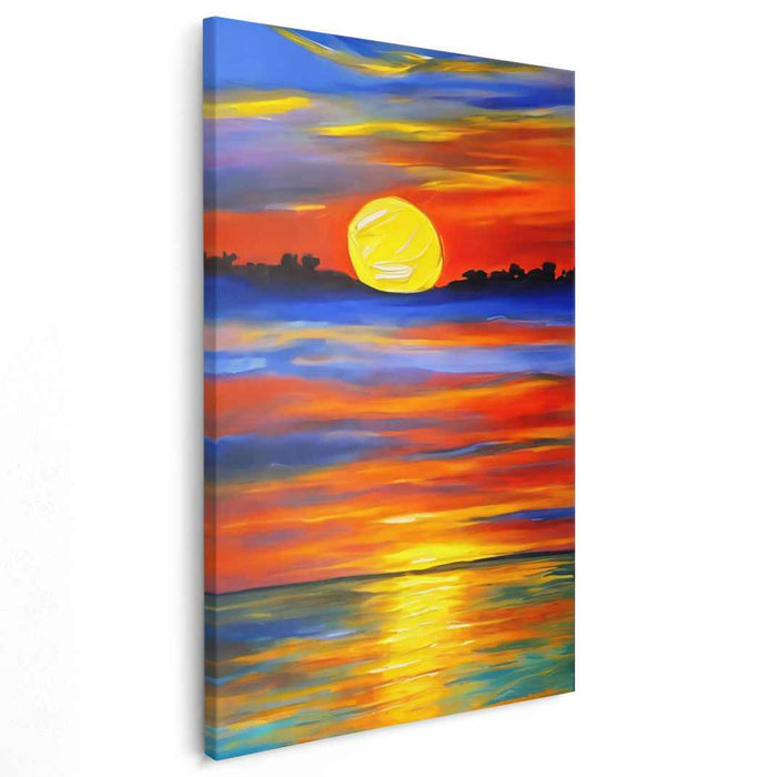 Abstract Beach Sunset #223