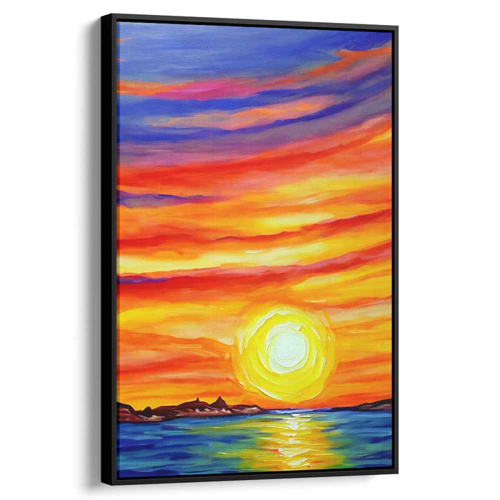 Colorful Impressionist Stroke: Vivid Impressionist Canvas Art Print