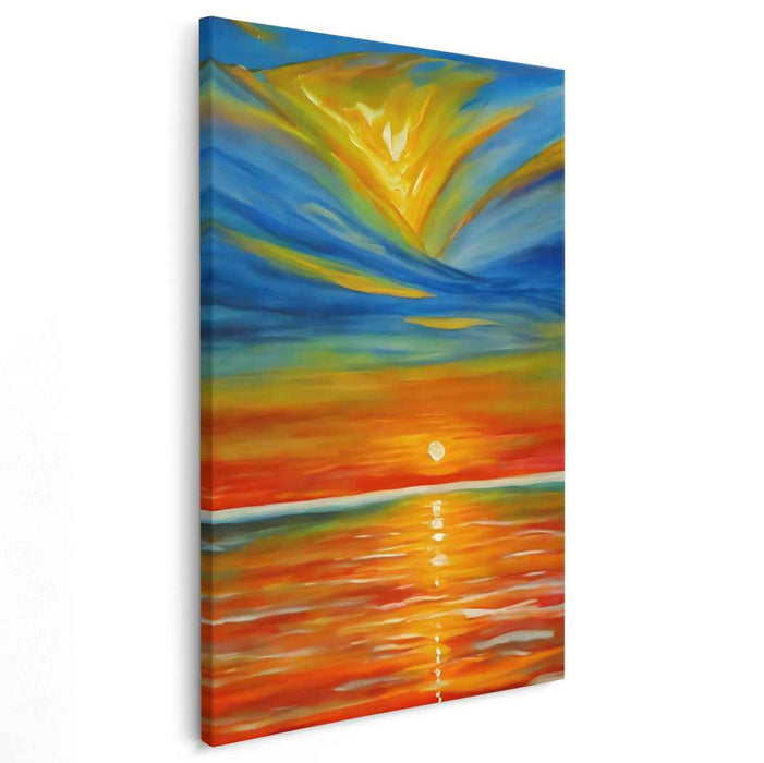 Marine Tranquility: Oceanic Serenity Canvas Art Print