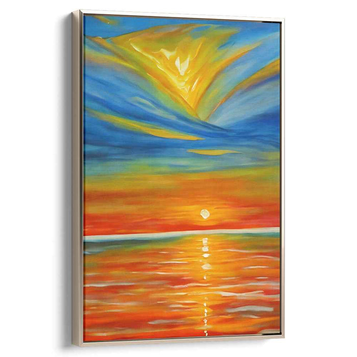 Marine Tranquility: Oceanic Serenity Canvas Art Print