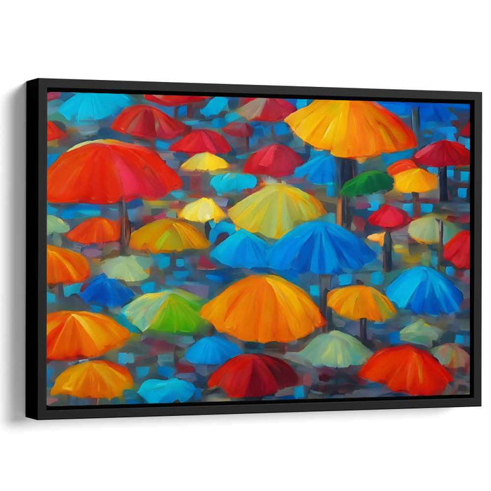 Abstract Beach Umbrellas #111