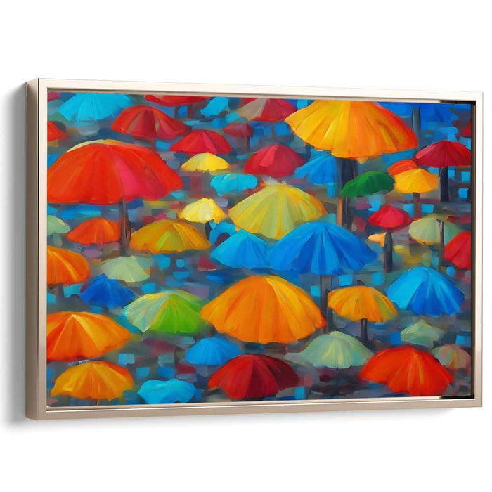 Abstract Beach Umbrellas #111