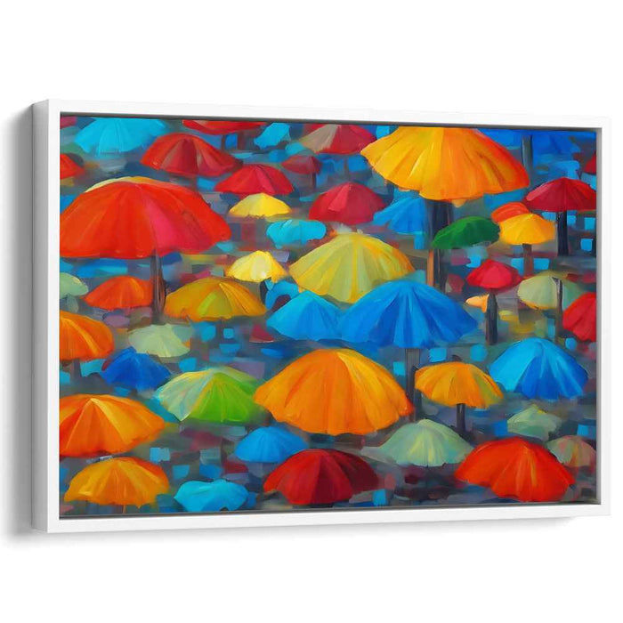 Abstract Beach Umbrellas #111