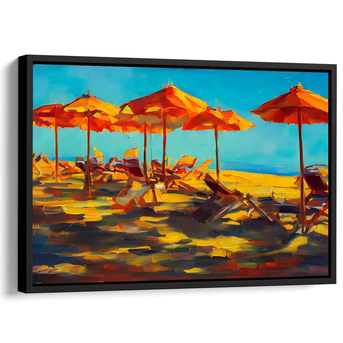 Abstract Beach Umbrellas #112