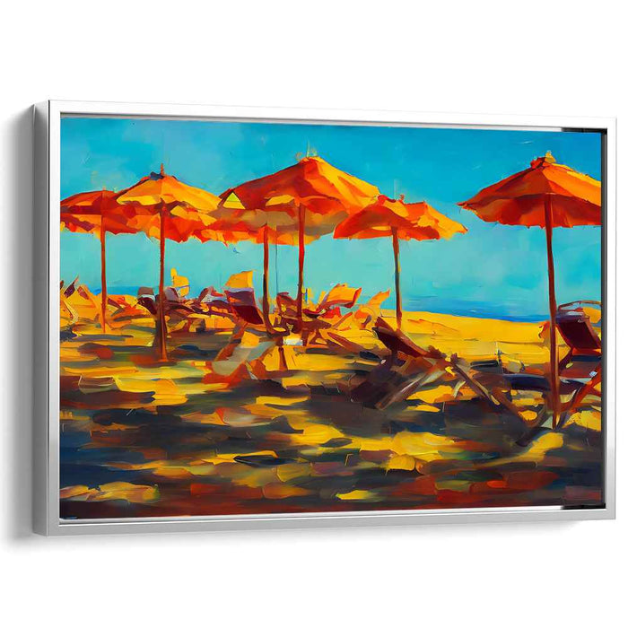 Abstract Beach Umbrellas #112