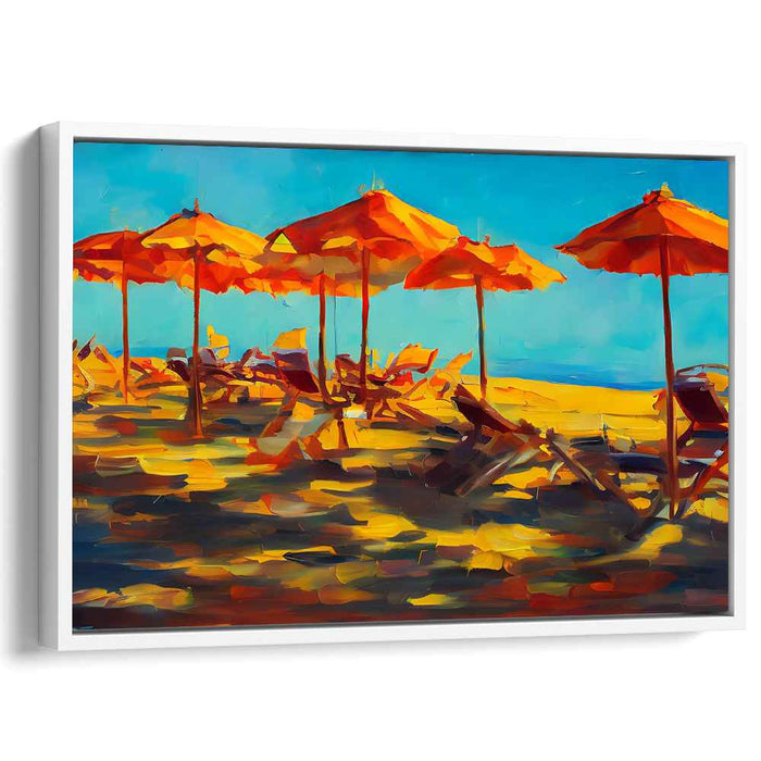 Abstract Beach Umbrellas #112