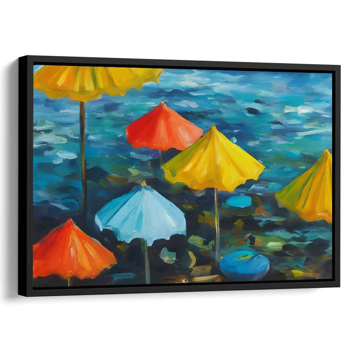 Abstract Beach Umbrellas #120