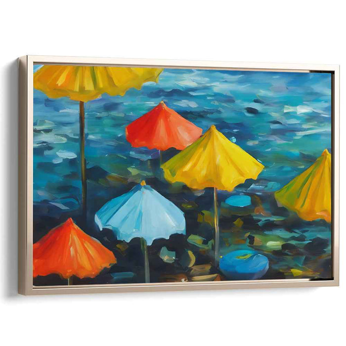Abstract Beach Umbrellas #120