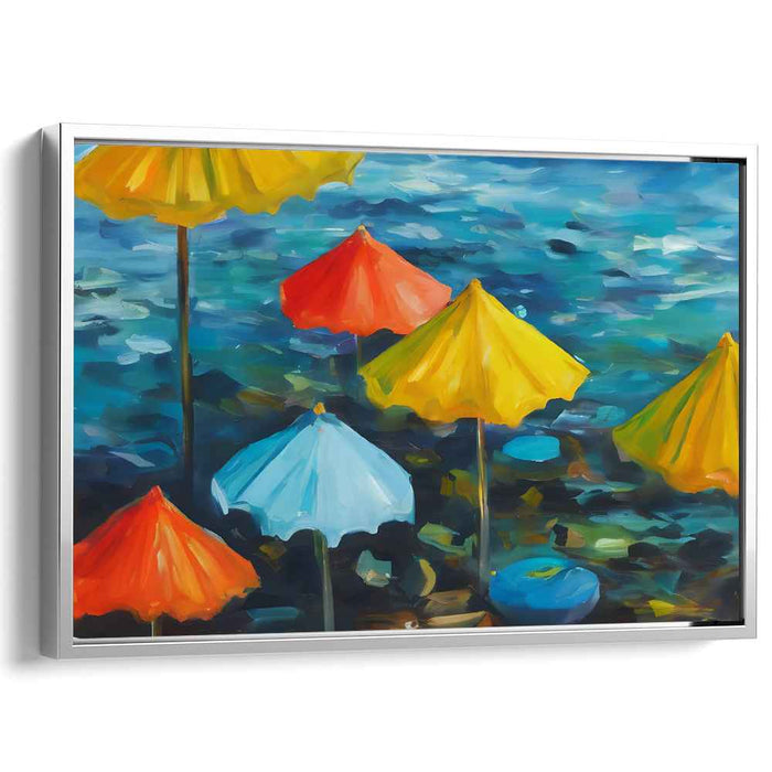 Abstract Beach Umbrellas #120