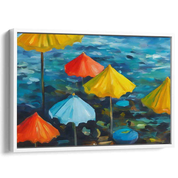Abstract Beach Umbrellas #120