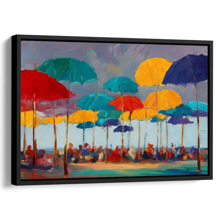 Abstract Beach Umbrellas #125