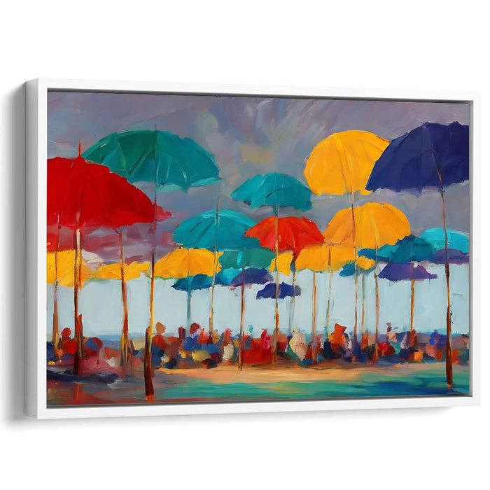 Abstract Beach Umbrellas #125