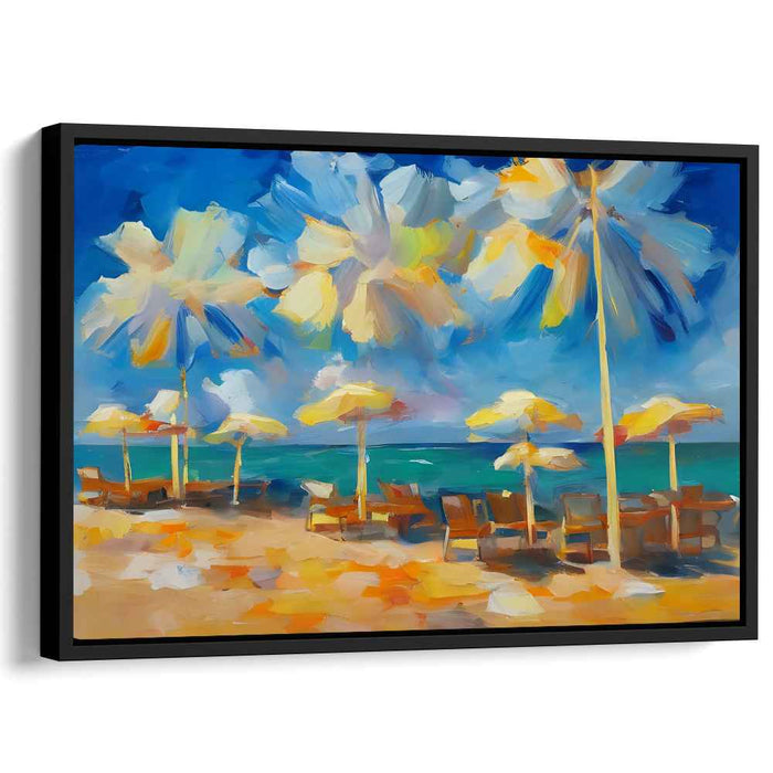 Abstract Beach Umbrellas #129