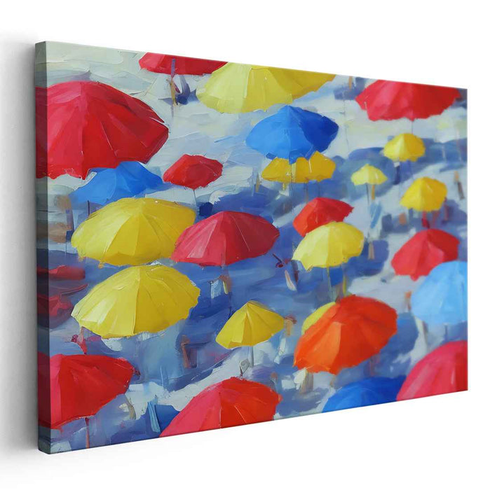 Abstract Beach Umbrellas #138