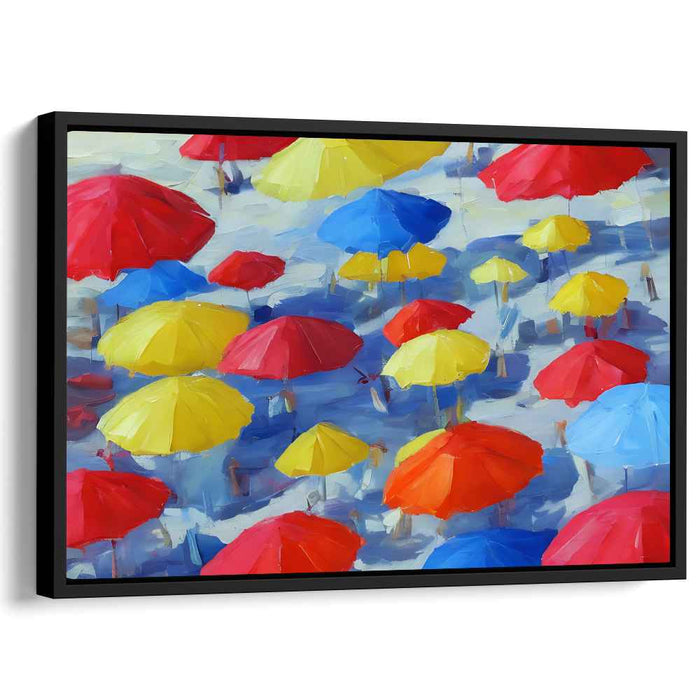 Abstract Beach Umbrellas #138