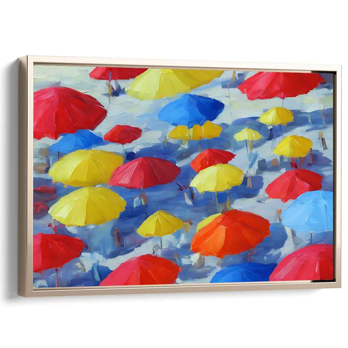 Abstract Beach Umbrellas #138