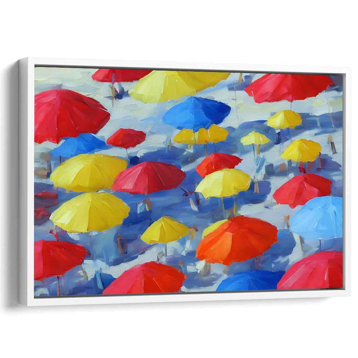 Abstract Beach Umbrellas #138