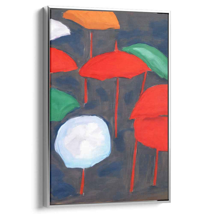 Vibrant Whimsy Burst: Playful Colorful Canvas Art Print
