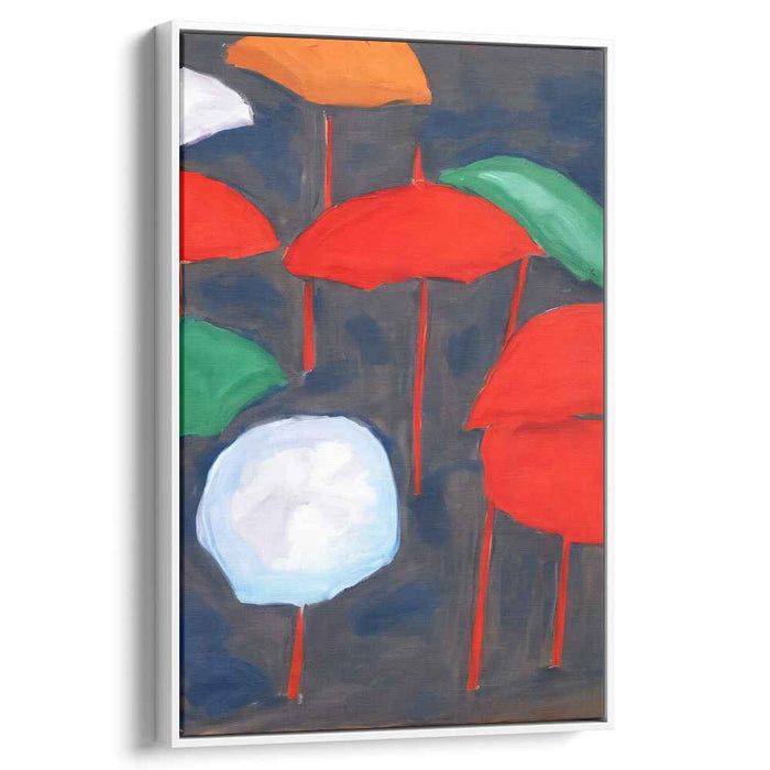 Vibrant Whimsy Burst: Playful Colorful Canvas Art Print