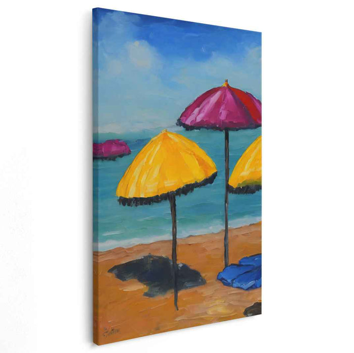 Abstract Beach Umbrellas #208