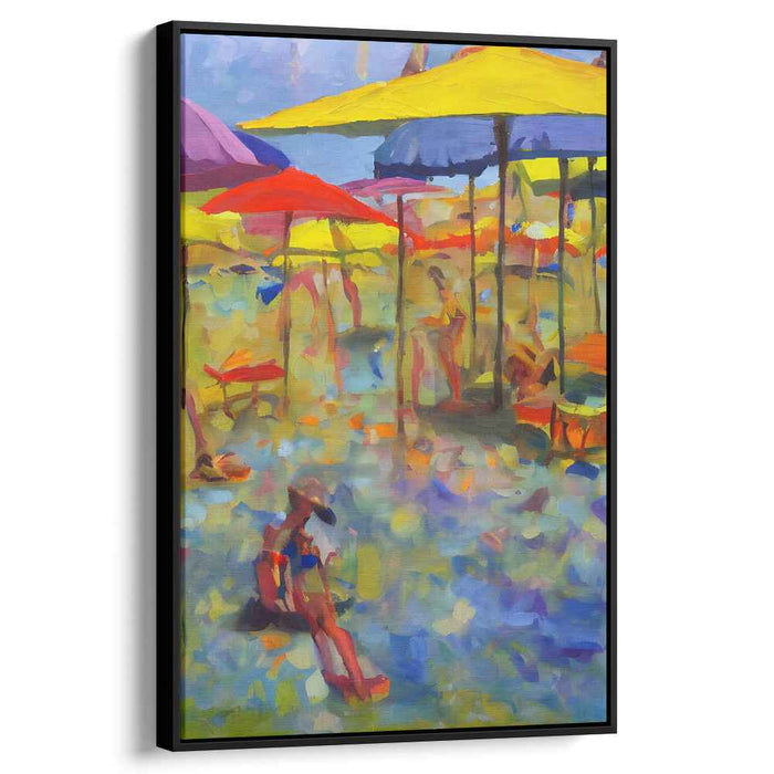 Brushstroked Reverie: Vibrant Impressionist Canvas Art Print