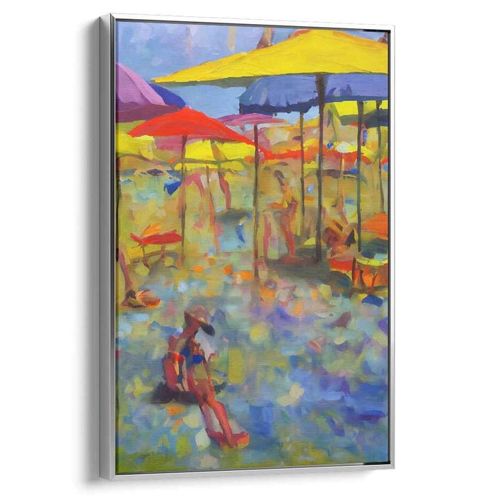 Brushstroked Reverie: Vibrant Impressionist Canvas Art Print