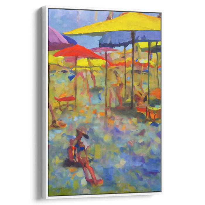 Brushstroked Reverie: Vibrant Impressionist Canvas Art Print