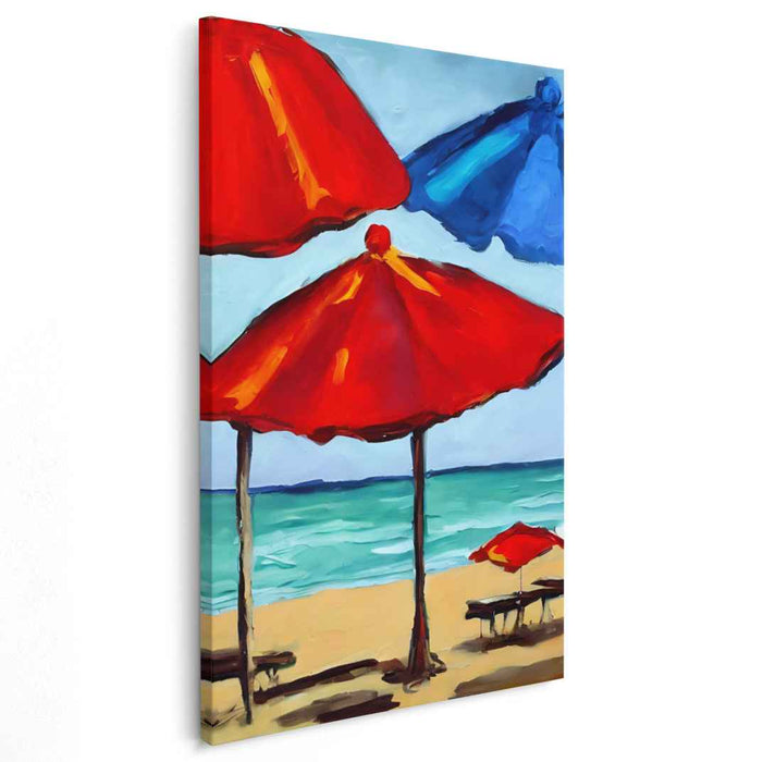 Abstract Beach Umbrellas #237