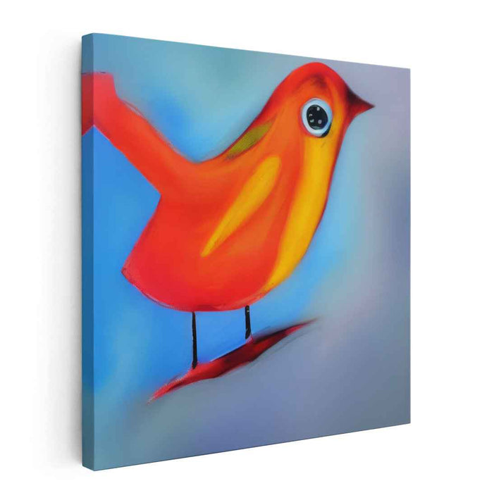 Flight Of Colors: Bright Abstract Avian Art Print
