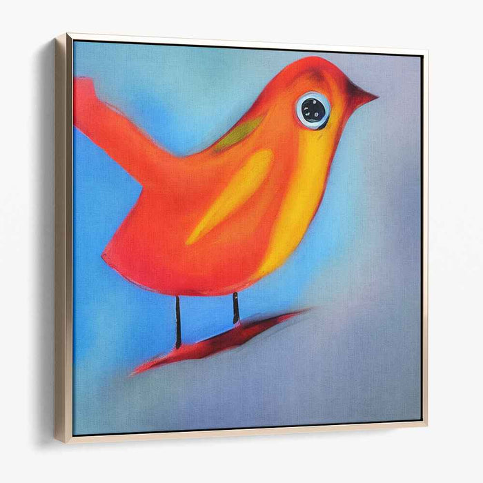 Flight Of Colors: Bright Abstract Avian Art Print