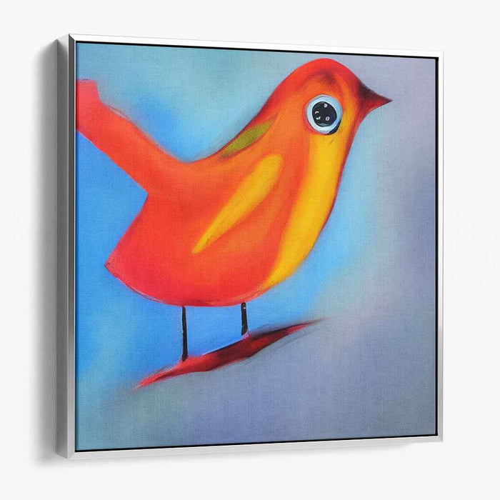 Flight Of Colors: Bright Abstract Avian Art Print
