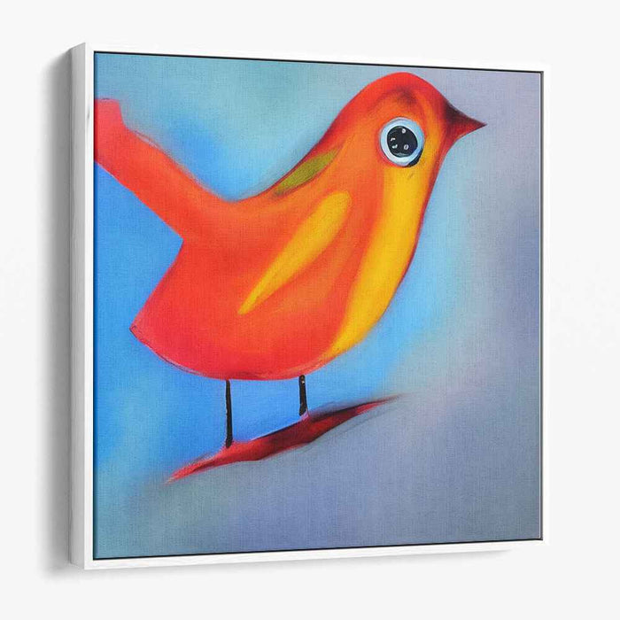 Flight Of Colors: Bright Abstract Avian Art Print