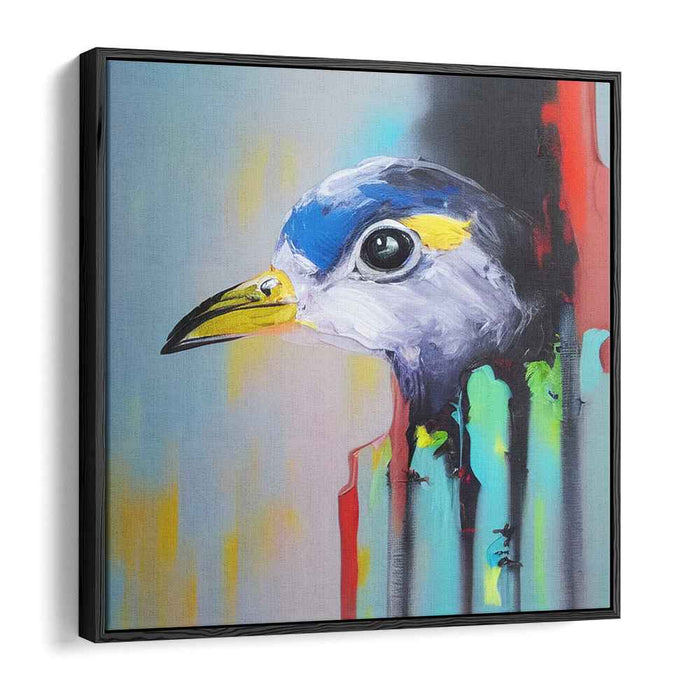 Avian Essence Gallery Masterpiece: Contemporary Bird Portrait Canvas Art Print