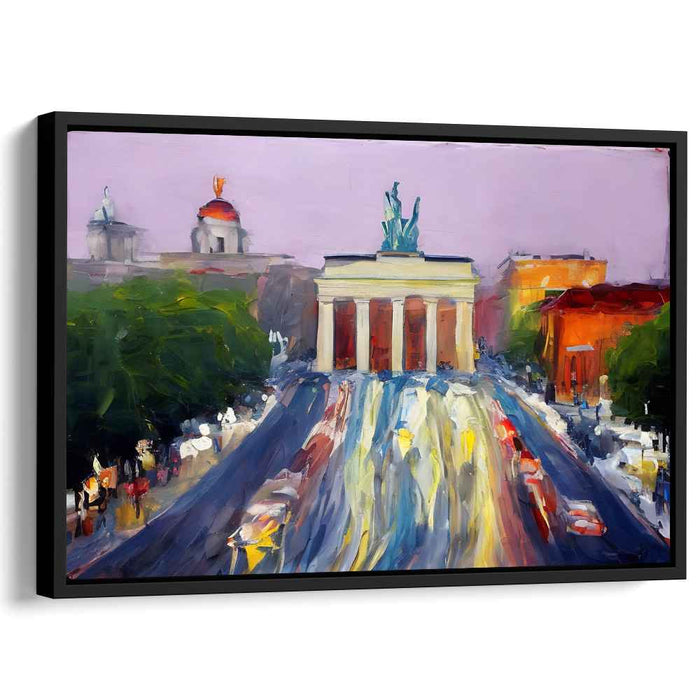 Berlin Brushstrokes: Impressionist View of Brandenburg Gate