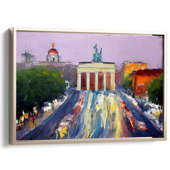 Berlin Brushstrokes: Impressionist View of Brandenburg Gate