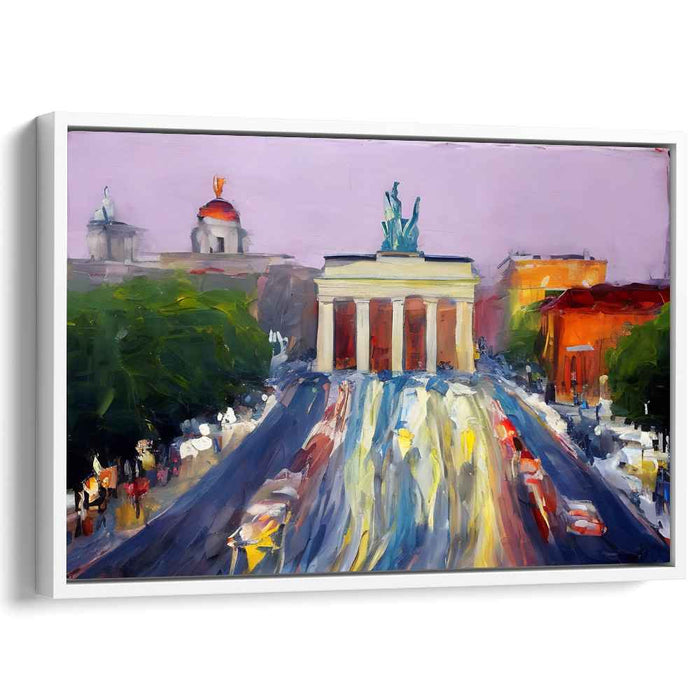 Berlin Brushstrokes: Impressionist View of Brandenburg Gate