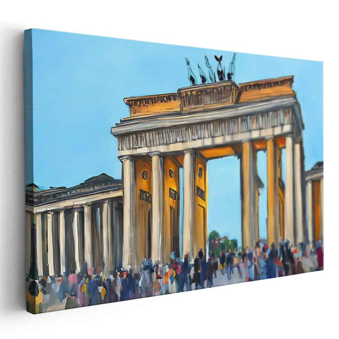 Whispers Of Time Dance: Lively Historical Canvas Art