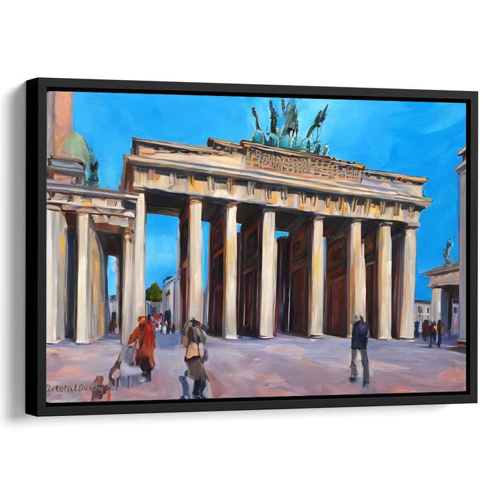 Echoes Of History Whispering: Berlin's Iconic Landmark Canvas Art Print