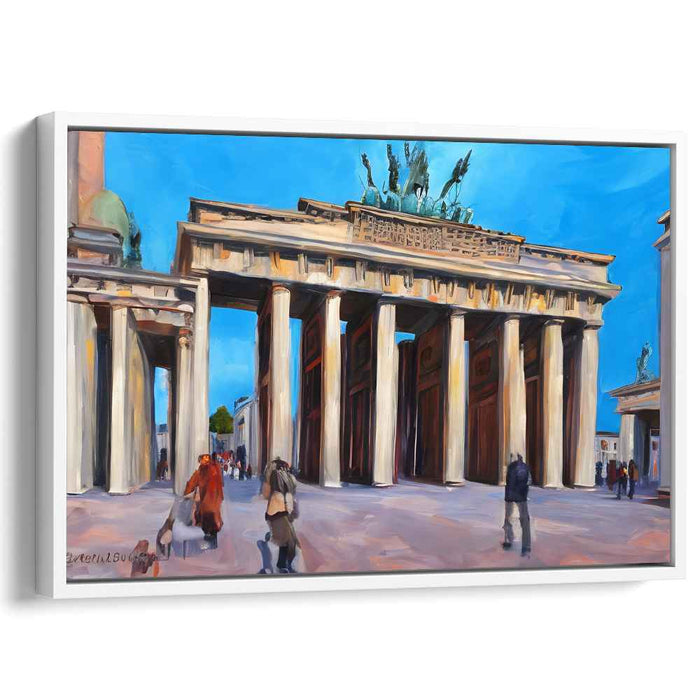 Echoes Of History Whispering: Berlin's Iconic Landmark Canvas Art Print