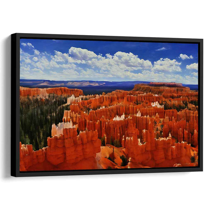 Vivid Horizon Tapestry Montage: Panoramic Landscape Masterpiece Canvas Art