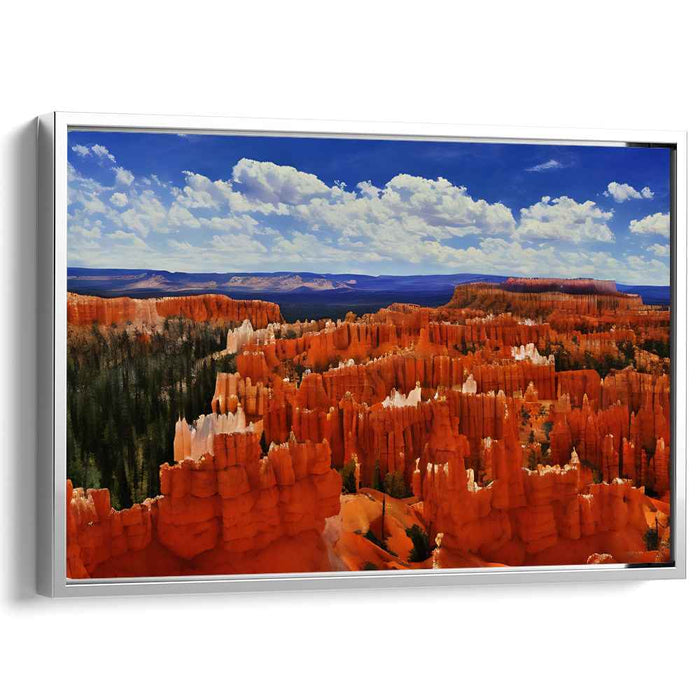 Vivid Horizon Tapestry Montage: Panoramic Landscape Masterpiece Canvas Art