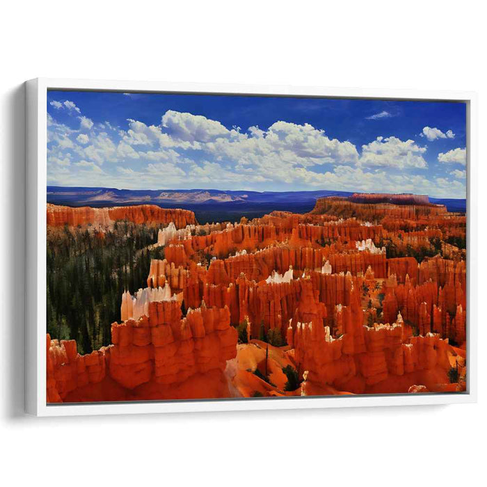 Vivid Horizon Tapestry Montage: Panoramic Landscape Masterpiece Canvas Art