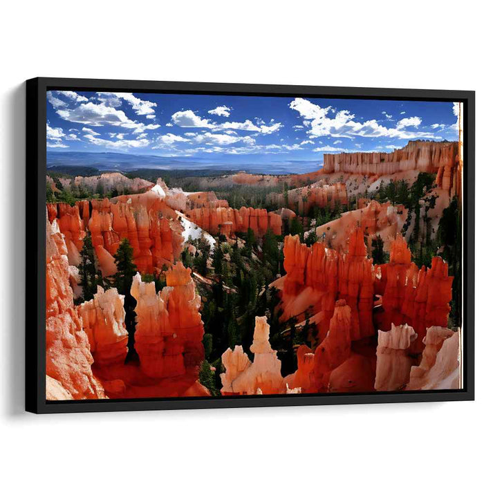 Vivid Horizon Tapestry: Majestic Landscape Canvas Art Print